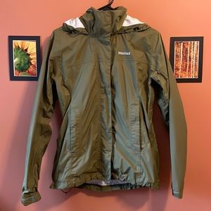 Marmot Green Rain Jacket